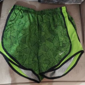 Neon green nike shorts